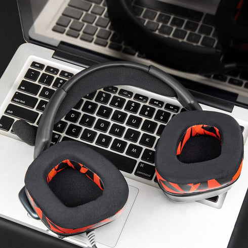 SOULWIT Earpads Replacement for Corsair Void/Void Pro/Void Elite/Surround Wired & Wireless RGB USB Gaming Headsets, Ear Pads Cushions with Noise I...