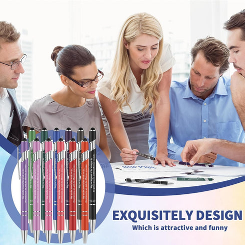 24 Pcs Graduation Employee Appreciation Pens Thank You Gifts Inspirational Motivational Pens for Student Teacher Coworker Team Office Colleague(Co...