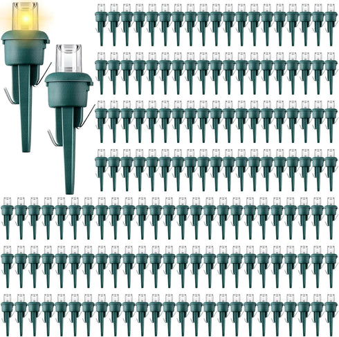 600 Pcs Christmas Led 5mm Mini Light Bulbs String Light Replacement Bulbs Christmas Light Bulbs Indoor Outdoor Wide Angle Wire Light with Green Ba...