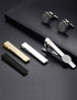 6Pcs Cufflinks Classic Tie Clips Bar Pin Initial Alphabet Letter Shirt Studs A-Z for Men Women Business Wedding...