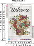 Semneroy DIY 5D Diamond Art Kits for Adult Beginners,Flower Butterfly Diamond Art Painting Kits,Gem Art Welcome Crafts Home Decor 12x 16 Inch...