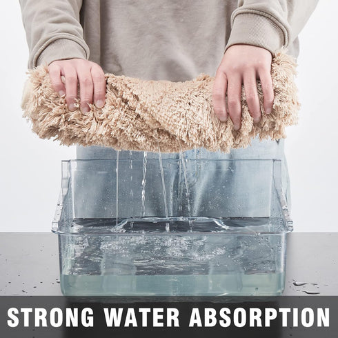 TECHMILLY Super Soft Shaggy Bathroom Rugs, Absorbent Thick Non Slip Microfiber Bath Rugs, Quick Dry Machine Washable Bath Mat for Bathroom Floor, ...