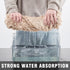 TECHMILLY Super Soft Shaggy Bathroom Rugs, Absorbent Thick Non Slip Microfiber Bath Rugs, Quick Dry Machine Washable Bath Mat for Bathroom Floor, ...