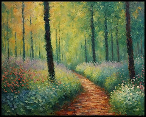 Posterizer 1 pcs- beautiful jungle trees scenary landscape 2-Landscape & Nature Art-Floral Botanical Art- Decor for Home & Office- unframed wall a...