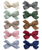 Baby Girls Hair Bows Clips, 10pcs Boutiques Barrettes Fully Lined Alligator Clips Hair Accessories for Infants Toddlers Fine Hair by Cherssy...
