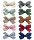 Baby Girls Hair Bows Clips, 10pcs Boutiques Barrettes Fully Lined Alligator Clips Hair Accessories for Infants Toddlers Fine Hair by Cherssy...