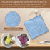 2024 NEW Dish Wash Cloths, Metal Dish Cloth, Non Scratch Wire Dish, Steel Cloth for Dishes, Suitable for Dishes, Sinks, Stoves, Handi Wipes Reusab...