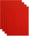 4PCS Self Adhesive Felt Sheet for Crafts, A4 Size 2mm Thick Non-Stiff Felt Fabric Sheets for DIY/Sewing and Arts & Crafts (8.3" x 11.8", Red)...