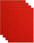 4PCS Self Adhesive Felt Sheet for Crafts, A4 Size 2mm Thick Non-Stiff Felt Fabric Sheets for DIY/Sewing and Arts & Crafts (8.3" x 11.8", Red)...