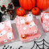 AnyDesign 6 Sheet Pink Halloween Wrapping Paper Cute Ghost Pumpkin Gift Wrap Paper Bulk Folded Flat Art Craft Paper for Halloween Birthday Party D...