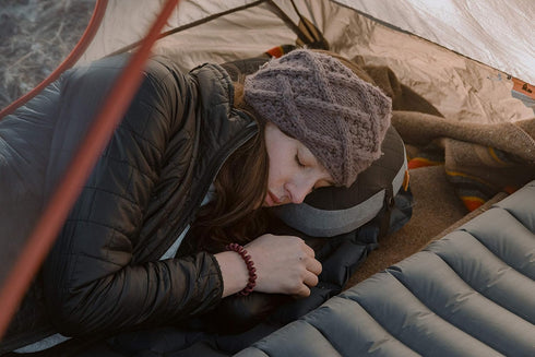 TREKOLOGY Camping Pillow with Removable Cover, Inflatable Pillow for Backpacking, Ultralight Inflatable Camp Pillows for Sleeping Portable Compact...