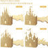Geiserailie 20 Pieces Castle Box Princess Candy Box Glitter Castle Favor Treat Gift Princess Party Decorations Baby Shower Wedding Supplies(Gold)...