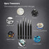17 in 1 Electronics Repair Tools Opening Pry Tool Kit with Dual Ends Metal Spudgers and Black Tweezers Replacement for iPad Tablets Laptop Electro...