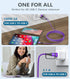sweguard USB Type C Charger Cable 6.6ft iPhone 15 Charger 2-in-1 USB C to USB C Cable Nylon Braid for iPhone 15 pro max MacBook iPad Pro/Air Samsu...