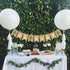 Greenery Baby Shower Banner Eucalyptus leaves Burlap garlands Plant Gender Neutral party decoration...