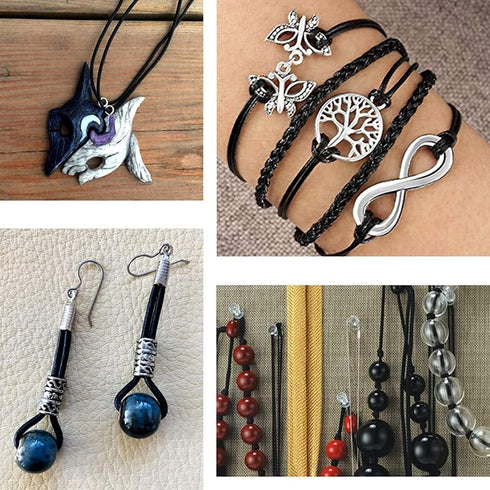 100M x 0.8mm Nylon Chinese Knot Cord Rattail Macrame Shamballa Thread String (Beige)...