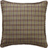 VHC Brands Wyatt Bedding Accessory, Euro Sham 26x26, Plaid Tan...