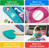 Baby Books Toys 6-12 Months - Baby Musical Toys Newborn Montessori Toys for Babies - Soft 3D Activity Cloth Tummy Time Book - Infant Early Develop...