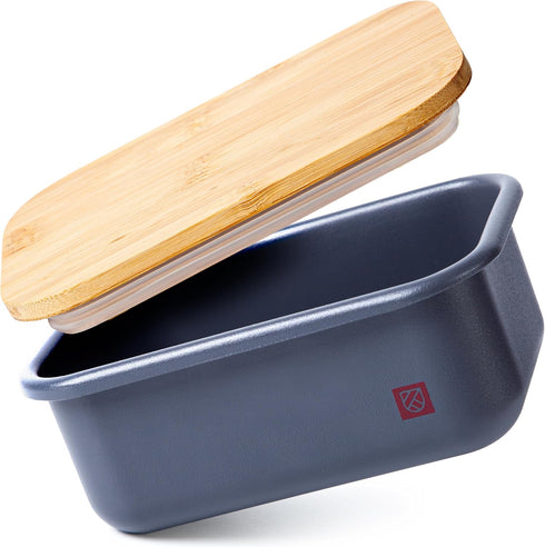 Butter Dish with Lid - Countertop & Fridge Butter Keeper, Container & Holder, Large and Small Tray with Lid, Storage Box, Mantequillera...
