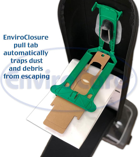 EnviroCare Oreck Vacuum Cleaner Bags to Fit Style Cc and All Upright Models, X-Large, 8 Pack, White (713)...