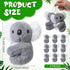 Poen 9 Pcs Koala Stuffed Animal, Plush Koala Bear Simulation Cute Small Stuffed Animals Doll Mini Koala Toy with Pearl Chain Soft Koala for Birthd...