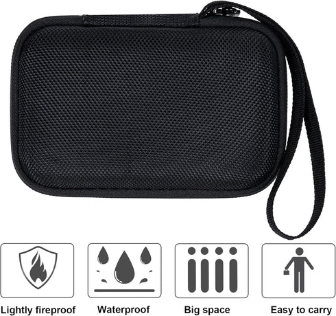 Khanka Hard Travel Case Replacement for Anker 621 622 633 Magnetic Battery (MagGo), 5000mAh 10000mAh Magnetic Wireless Portable Charger, Case Only...