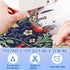 50Pcs William Morris Floral Jelly Fabric Strips Roll for Quilting Crafting Spring Summer Floral Precut Patchwork for Sewing DIY Crafts 2.55 Inch P...
