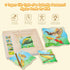 Wooden Puzzles for Kids Ages 4-8, 5 Layers Life Cycle of a Butterfly Montessori Jigsaw Puzzle for Kids, Children Preschool Learning Educational Pu...