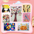 500-600 Pieces Variou Size Resin Buttons Various Shapes Variou Color Sewing Craft Kids Handmade Button Painting DIY Ornament with 60" Long Soft Ru...