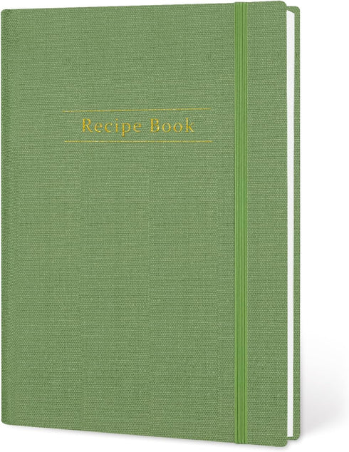 Recipe Book to Write in Your Own Recipes, Blank Recipe Book, Hardcover Recipe Notebook, Blank Cookbook, Recipe Journal, Organize Your Recipes,128 ...