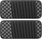 X AUTOHAUX 2pcs Car CD Visor Storage Cases Vehicle Sun Visor Organizer with 10 DVD Storage Sleeves Black with White Line...