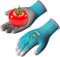 KDK Ages 3-5 Kids Gardening Gloves,Yard Work Gloves for Toddlers, Youth, Girls, Boys, Childrens, Soft Safety Rubber Gloves (XXXS Age 3-5, 1 Pair B...
