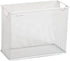 Mind Reader Vertical File Storage, Desktop Organizer, Hanging Files, Office, Metal Mesh, 12.25" L x 5.5" W x 10" H, White...