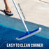 Pool Brush Head - 18" Pool Brush for Cleaning Pool Walls, Premium Swimming Pool Brush with Strong Bristle & EZ Clip, Curved Ends High-Efficiency P...