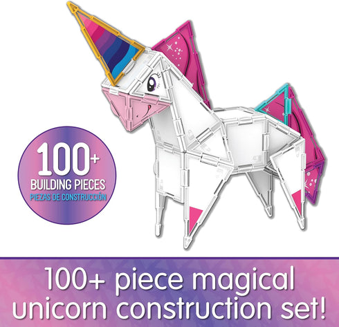 The Learning Journey Techno Tiles - Magical Unicorn | Construction Project with 100+ Building Pieces | STEM Projects for Kids Ages 5-10 | Engineer...