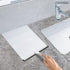 All-Purpose Stainless Steel Shower Squeegee for Shower Glass Door with 2 Adhesive Hooks, Bathroom Cleaner Tool Household Window Mirror Squeegee , ...
