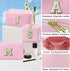 2Pcs Initial Letter Makeup Bag Small Small Cosmetic Period Pouch Sanitary Napkin Cable Toiletry Skincare Travel Accessory Preppy Traveling Make Up...