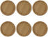 Window Garden – 2.75” Bamboo Saucers – for 6-Pack Small Kitty Pots, Succulent Owl Indoor Planters, Set of 6 Saucers. Keep Surfaces from Getting We...