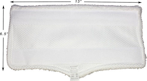 6 pc Microfiber Pads (XT3101) for Shark Steam Mop S3101, S3250, S3202...