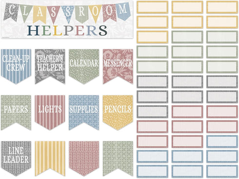Teacher Created Resources Classroom Cottage Classroom Helpers Mini Bulletin Board (TCR7175)...