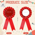 12 Pieces Blank Award Ribbon Prize Ribbon 1st Place Rosette Ribbon Award Medal Winner Victory Ribbon Recognition Participation Ribbon for Competit...