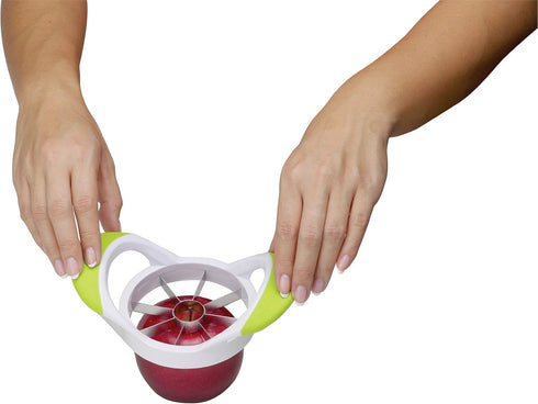 Mrs. Anderson’s Baking Apple Corer, Stainless Steel Blades with Soft-Grip Silicone Handles...