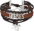 Horse Love Forever & Ever Infinity Bracelet | Leather Wrap | Natural Brown...