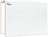 SCRIBBLEDO 2 Point Perspective Grid 11”x14” Large Graph Dry Erase Board Double-Sided White Board Drawing Grid Lines Graphing Charts Whiteboard for...