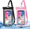 Waterproof Phone Pouch, IPX8 Waterproof Cell Phone Case for iPhone 15 14 13 Pro Max Plus Galaxy S22 S23 up to 7" Essential Dry Bag for Beach Cruis...
