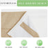 KGORGE Classroom Door Window Curtain, 100% Blackout Total Privacy Linen Blended French Door Curtain Effortless Self-Ahensive Door Window Blinds fo...