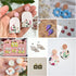 MEMOVAN Polymer Clay Cutter Set 24 Shapes Clay Earring Cutters with Earring Tool Accessories for for Polymer Clay Earring Jewelry Making Supplies...