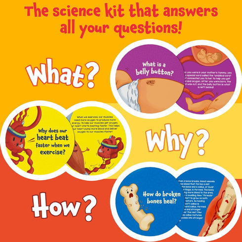 Skillmatics Science Kit The Human Body - STEM Toy, Learning Resource & Educational Toys for Boys & Girls, Gifts for Ages 7, 8, 9 & Up, 70+ Cards...