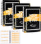 3 PCS Fitness tracker journal Portable fitness workout notebook 90-Day Perfect Workout Planner for Tracking Your Daily Progress,5.5 x 3.93 inch...