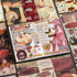 Scrapbooking Supplies Kit, Vintage Aesthetic Scrapbook Kit, Junk Journal Supplies with Scrapbooking Paper A6 Grid Notebook, Journaling Supplies, B...
